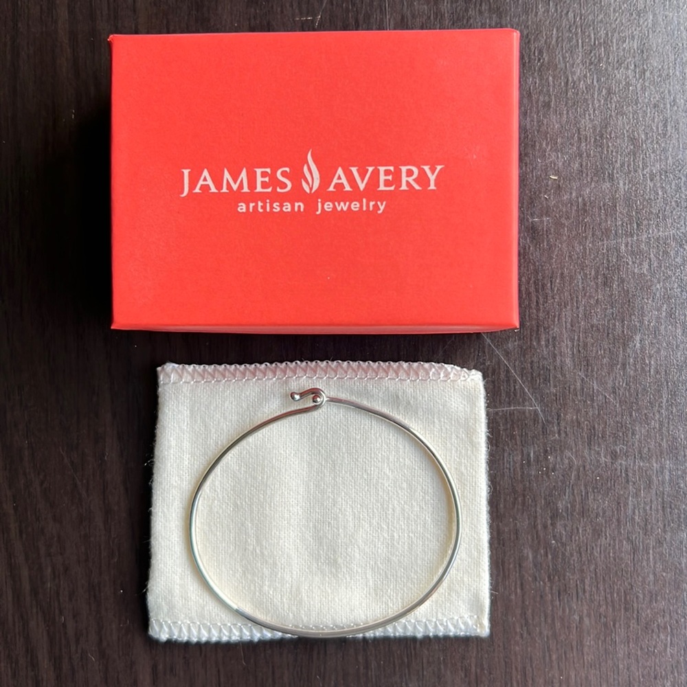 James Avery Sterling Silver Hook-On Bracelet - Size Medium